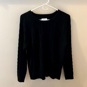 Croft & Barrow Size M black sweater